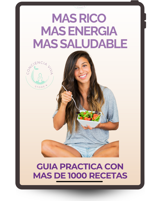 MAS RICO, MAS ENERGIA, MAS SALUDABLE. GUIA PRACTICA CON MAS DE 1000 RECETAS. BONUS Y REGALOS